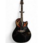 Used Ovation Elite 2078AX Black Acoustic Electric Guitar thumbnail