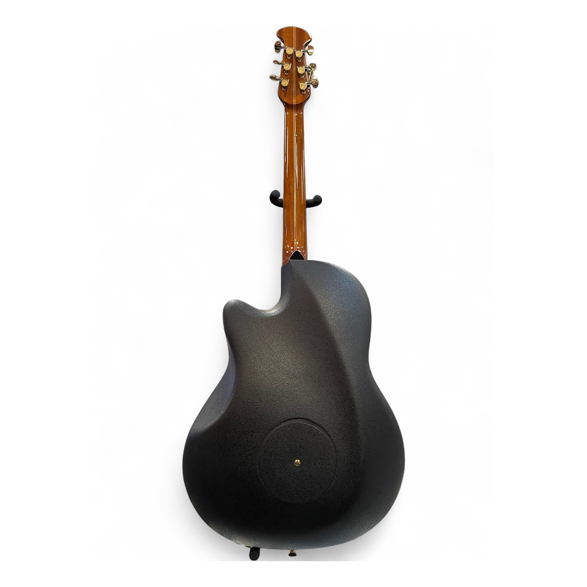 Used Ovation Elite 2078AX Black Acoustic Electric Guitar