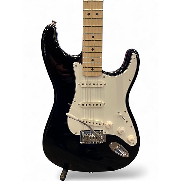 Used Squier Affinity Stratocaster BLACK Solid Body Electric Guitar