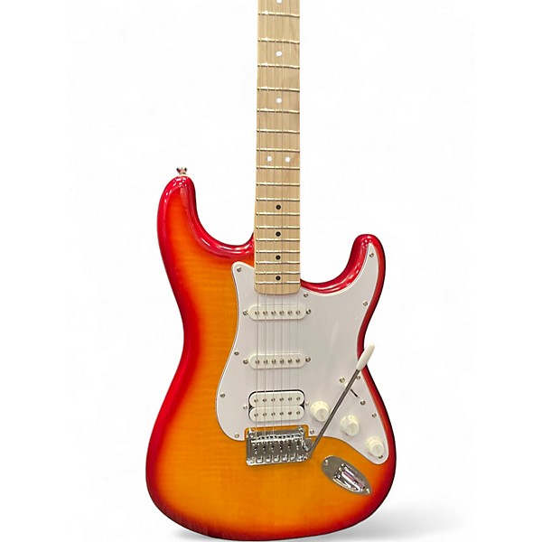 Used Squier Affinity Stratocaster 2 Tone Sunburst Solid Body Electric Guitar