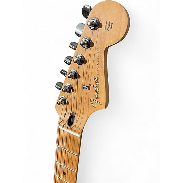 Used 2023 Fender Deluxe Players Stratocaster Fiesta Red Solid Body Electric Guitar