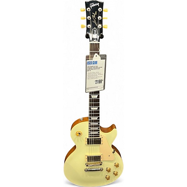 Used Gibson Les Paul Standard 1950S Neck CUSTOM COLOR SERIES WHITE Solid Body Electric Guitar