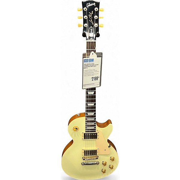 Used Gibson Les Paul Standard 1950S Neck CUSTOM COLOR SERIES WHITE Solid Body Electric Guitar