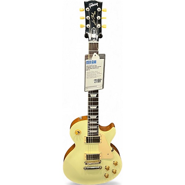 Used Gibson Les Paul Standard 1950S Neck CUSTOM COLOR SERIES WHITE Solid Body Electric Guitar