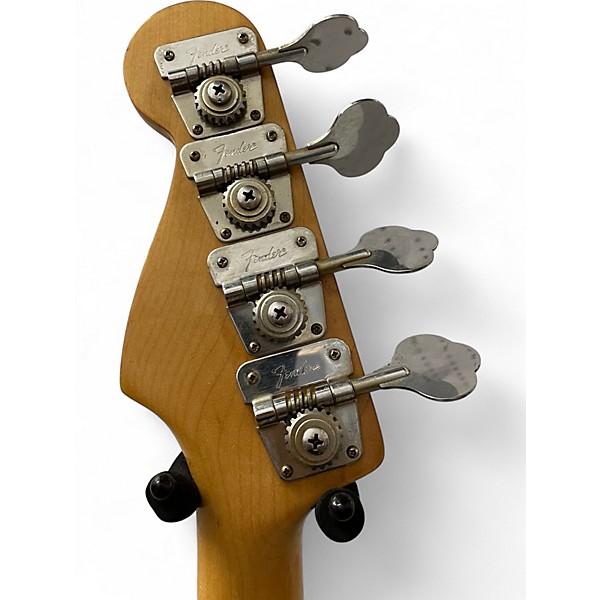 Vintage 1976 Fender Precision Bass Yellow Electric Bass Guitar