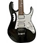 Used Ibanez JEMJR Black Solid Body Electric Guitar
