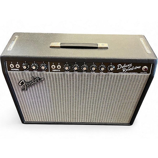 Used Fender 1965 Deluxe Reverb 22W Tube Guitar Amp Head