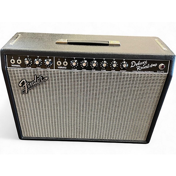 Used Fender 1965 Deluxe Reverb 22W Tube Guitar Amp Head