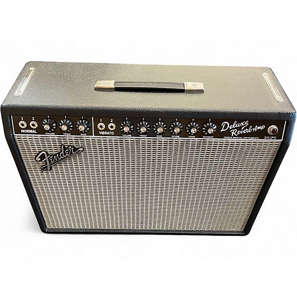 Used Fender 1965 Deluxe Reverb 22W Tube Guitar Amp Head