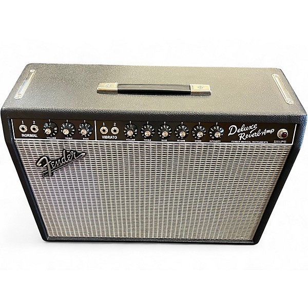 Used Fender 1965 Deluxe Reverb 22W Tube Guitar Amp Head