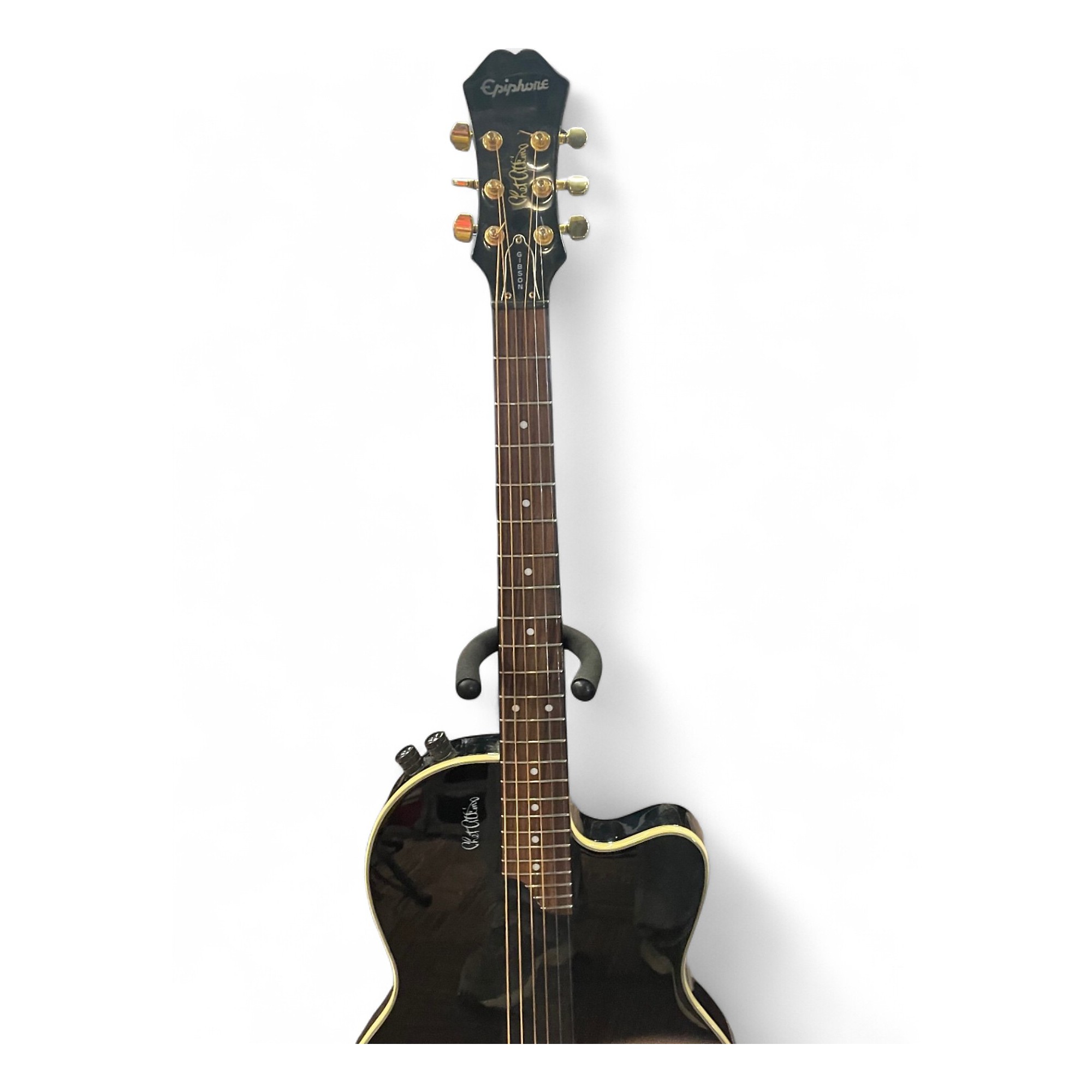 epiphone chet atkins SST Studio エレアコ Epiphone Chet Atkins SST Studio Ebony Signature 6-String