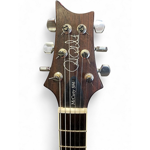 Used PRS McCarty 594 10 Top Black Gold Wraparound Burst Solid Body Electric Guitar