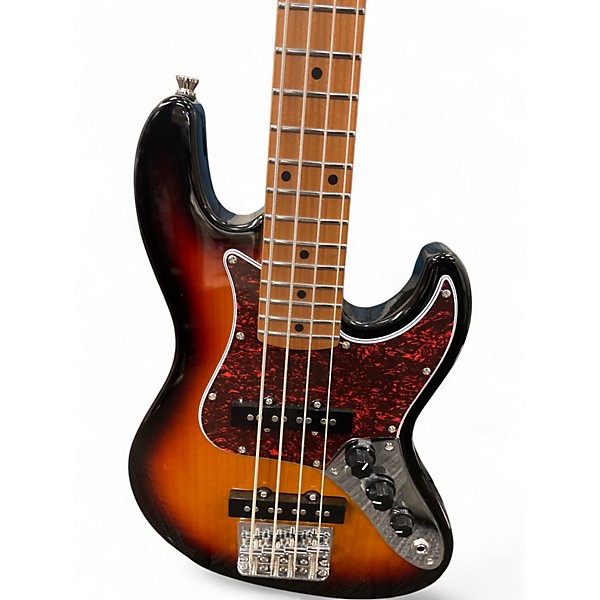 Used Flight JB BASS SB  2 Tone Sunburst Electric Bass Guitar