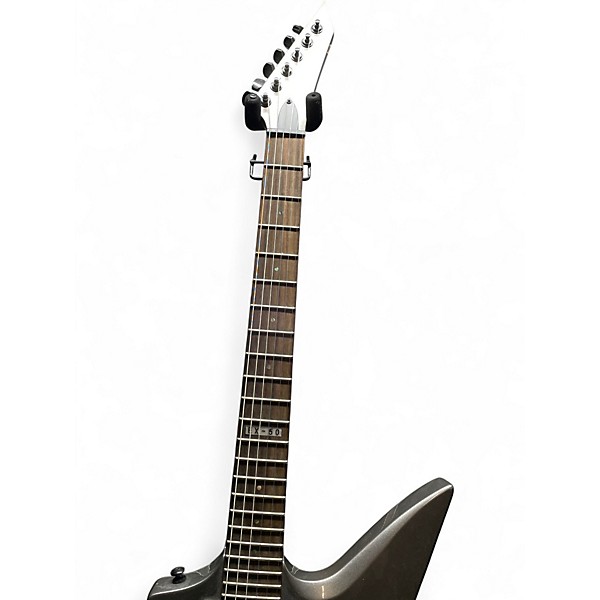 Used ESP LTD EX50 Metallic Silver Solid Body Electric Guitar