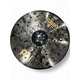 Used MEINL 22in CLASSIC CUSTOM DARK CRASH-RIDE Cymbal