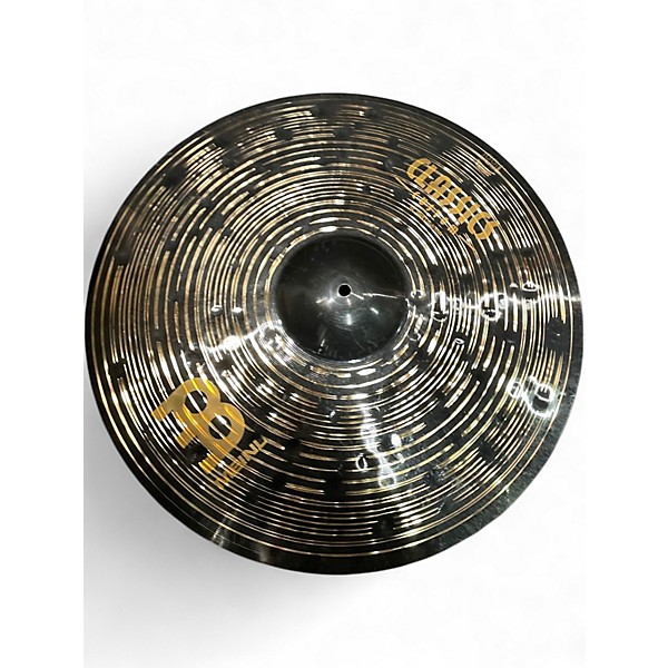 Used MEINL 22in CLASSIC CUSTOM DARK CRASH-RIDE Cymbal