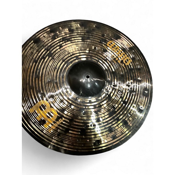 Used MEINL 22in CLASSIC CUSTOM DARK CRASH-RIDE Cymbal