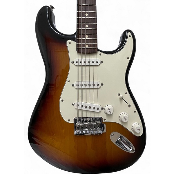 Used Fender Standard Stratocaster 2 Color Sunburst Solid Body Electric Guitar