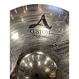 Used Zildjian 20in A Custom Medium Ride Cymbal
