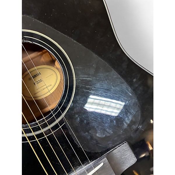 Used Yamaha F335 Black Acoustic Guitar