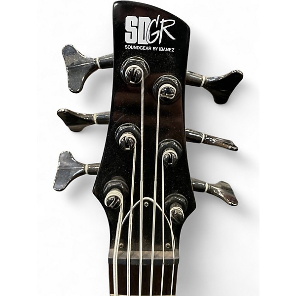 Used Ibanez SR406 Black Electric Bass Guitar