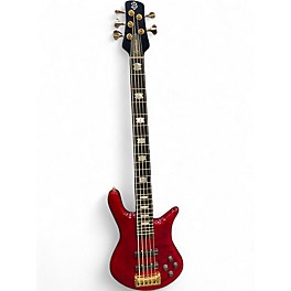 Used Spector Euro5 LX CUSTOM Red Electric Bass Guitar