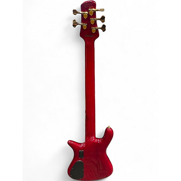 Used Spector Euro5 LX CUSTOM Red Electric Bass Guitar