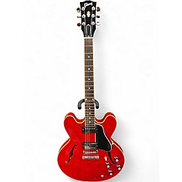Used Gibson ES 335  Red Hollow Body Electric Guitar