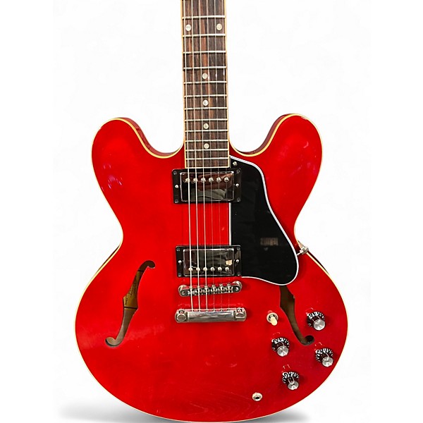 Used Gibson ES 335  Red Hollow Body Electric Guitar