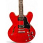 Used Gibson ES 335  Red Hollow Body Electric Guitar