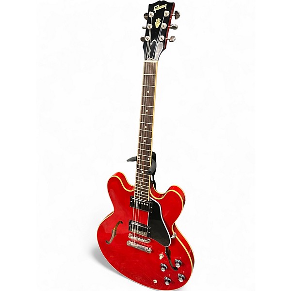 Used Gibson ES 335  Red Hollow Body Electric Guitar
