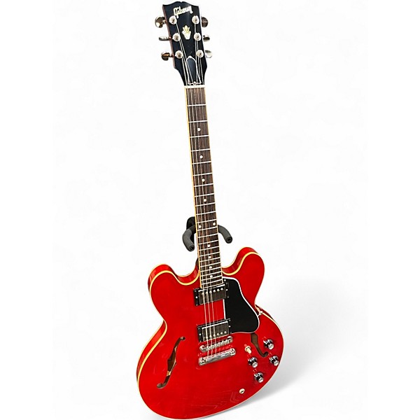 Used Gibson ES 335  Red Hollow Body Electric Guitar