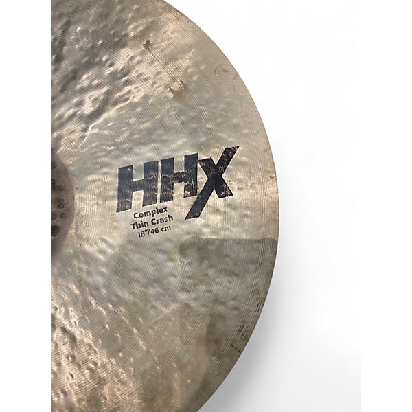 Used SABIAN 18in HHX Complex Thin Crash Cymbal