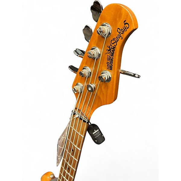 Used Ernie Ball Music Man Stingray 5 H Natural Electric Bass Guitar