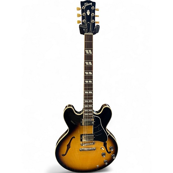 Used Gibson ES345 Vintage Sunburst Hollow Body Electric Guitar