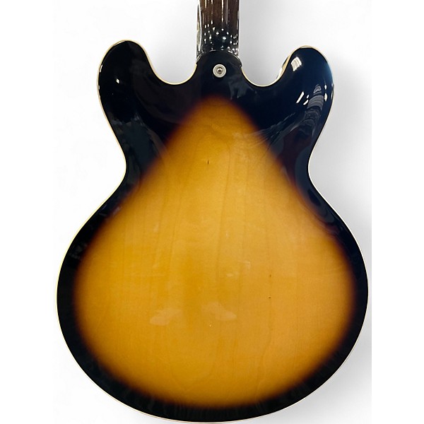 Used Gibson ES345 Vintage Sunburst Hollow Body Electric Guitar