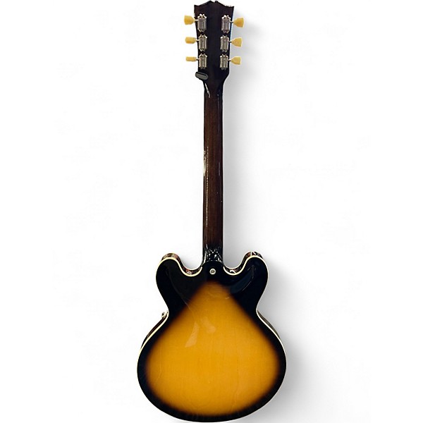 Used Gibson ES345 Vintage Sunburst Hollow Body Electric Guitar