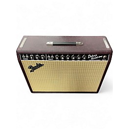 Used Fender 1965 Reissue Deluxe Reverb 22W Limited Edition Wine Red Tube Guitar Combo Amp