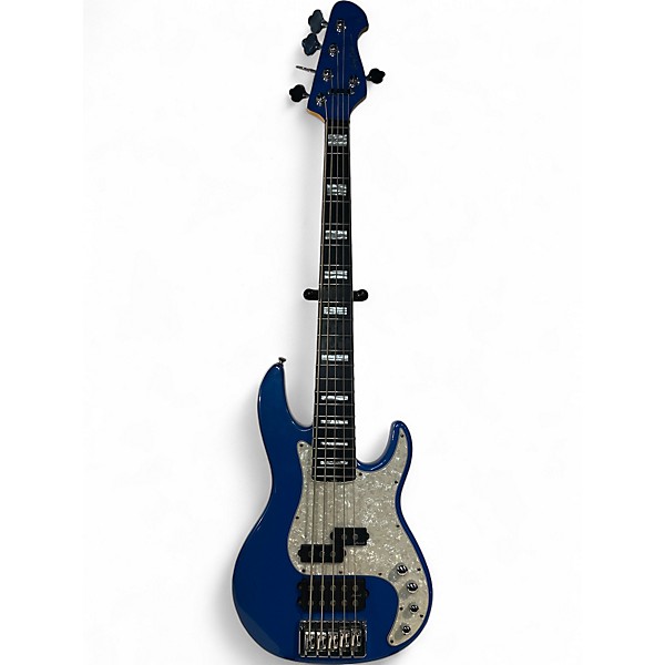 Used Harley Benton PRO SERIES Blue Electric Bass Guitar