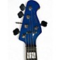 Used Harley Benton PRO SERIES Blue Electric Bass Guitar