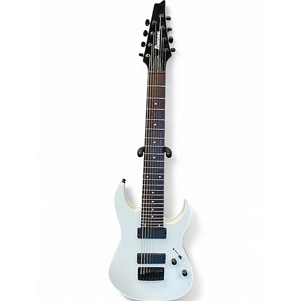 Used Ibanez RG8 8 String WHITE Solid Body Electric Guitar