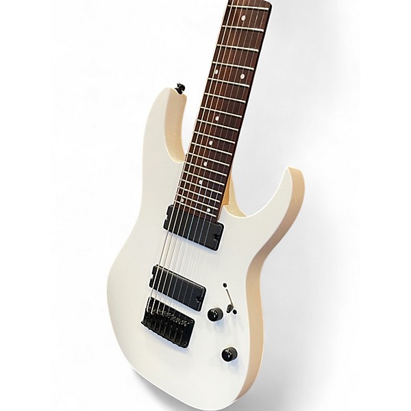 Used Ibanez RG8 8 String WHITE Solid Body Electric Guitar