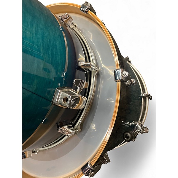 Used TAMA 7 Piece Superstar Classic Blue Lacquer Burst Drum Kit