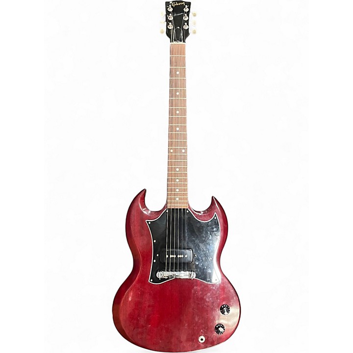 Used 2006 Gibson SG Junior Cherry Solid Body Electric Guitar