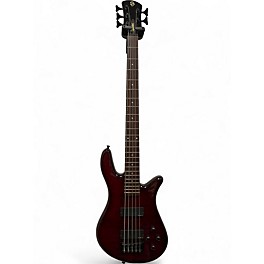 Used Spector NS PULSE 5 Black Cherry Electric Bass Guitar