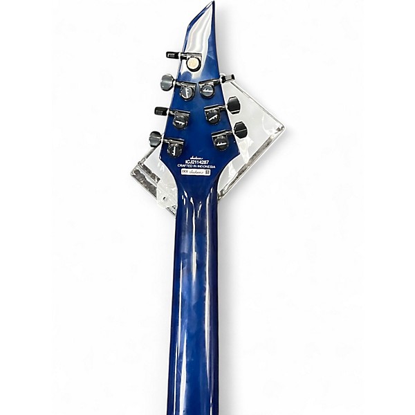 Used 2025 Jackson Pro Series Signature Chris Broderick soloist ht7p7 Transparant blue Solid Body Electric Guitar