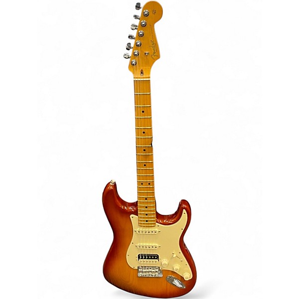 Used Fender American Professional II Stratocaster Sienna Sunburst Solid Body Electric Guitar