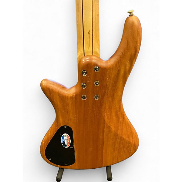 Used Schecter Guitar Research DIAMOND SERIES CUSTOM 4 Natural Electric Bass Guitar