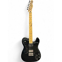 Used Squier Vintage Modified Telecaster Custom Black Solid Body Electric Guitar