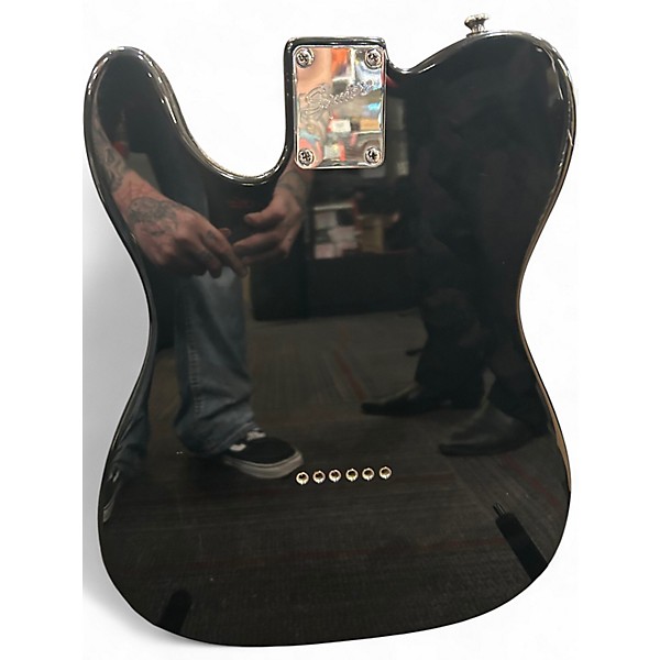 Used Squier Vintage Modified Telecaster Custom Black Solid Body Electric Guitar